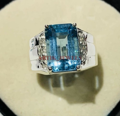 Natural blue topaz gemstone - natural,