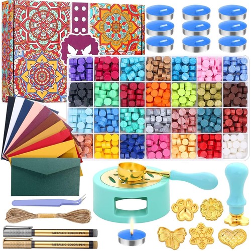 Wax seal stamp kit 790pcs - seal,