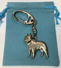 French Bulldog Silver Pewter