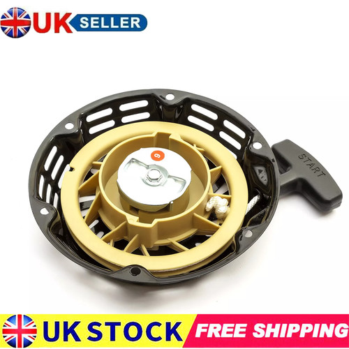 Black pull start - start, cord