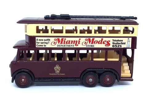 Lledo coronation street tram - street,