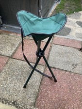 Folding Tripod Chair Seat Fishing Hiking Camping Etc 24” Seat 29” Folded+ Sling