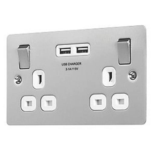 Lap wall socket gang - lap,