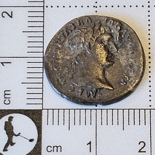 Roman coin trajan silver - roman,