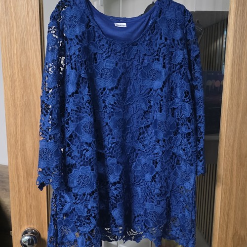 Damart blue floral - blue,