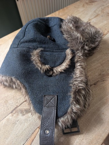 Trappers hat faux fur - hat,