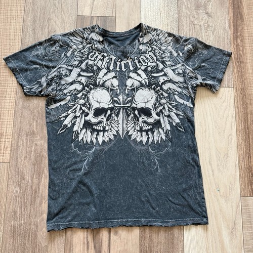 Affliction shirt mens - mens, large