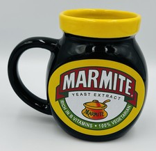 Marmite Ceramic Brown/Yellow Mug Advertising Collectable