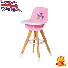Durable Wooden Doll High Chair