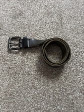 Levi Strauss Vintage Real Leather Belt 97cm Length Made In Spain Good Condition