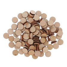 100Pcs Rustic Wood Log Slices