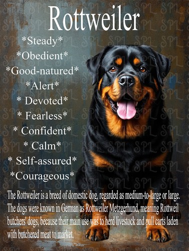 Rottweiler breed - rottweiler,