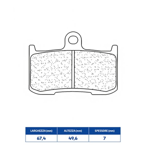 Front brake pads sintered for - sintered,