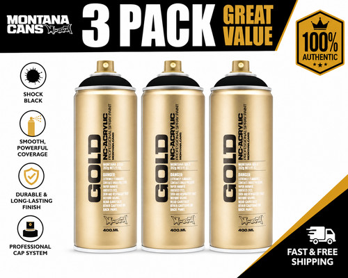 Pack shock black spray - pack,