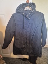 Ladies George Navy Blue Coat/Jacket Size 14 Hardly Worn Womens