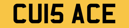 Number plate private - cu,