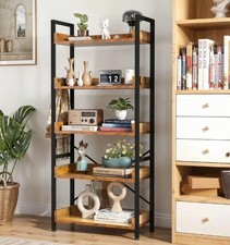 Rustic Wood Bookcase Bookshelf