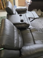 3+2 Recliner Sofa Roma. High-Quality In Stunning Lovely Grey Clour. Brand New.