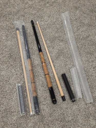 Ebony custom pool - ebony, cue