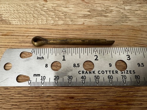 Qty split pin - pin, inch