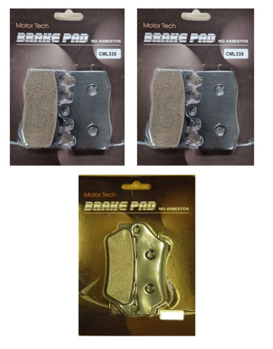 Front rear brake pads for - pads,