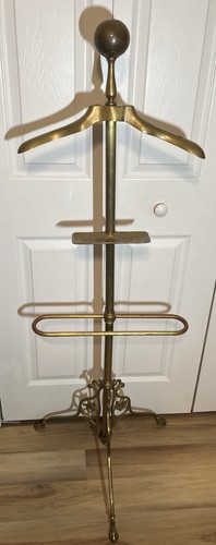 Vintage gentlemans brass valet - gentlemans,