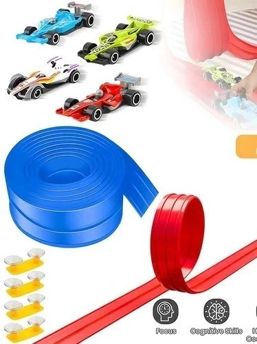 Double track flexible race - double-track,