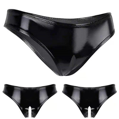 Ladies womens panties - wet, pvc