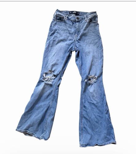 Hollister blue denim jeans - hollister,