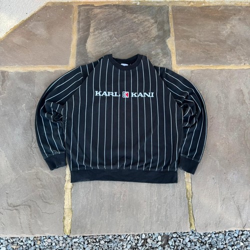 Vintage black pinstriped - black,