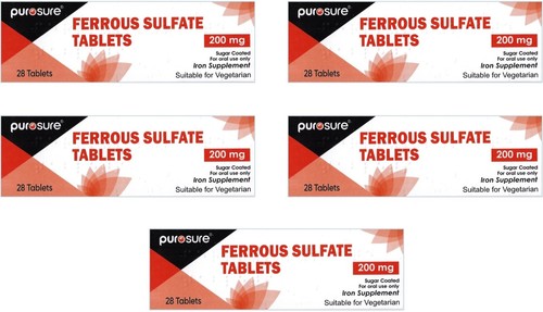 Ferrous sulphate 200mg - 5,