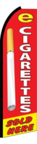 Cigarettes feather flag - cigarettes,