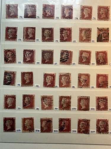 Queen victoria penny reds - victoria, 1d