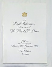 Royal Performance Programme  1989 Tina Turner Janet Jackson Michael Ball & more