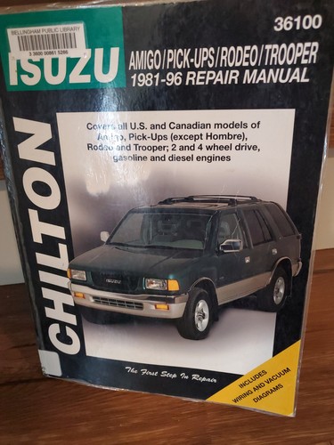 Isuzu 1981 - isuzu, 1981-96