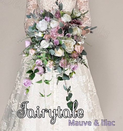 Rose peony cascading bride - peony,