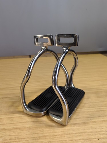 Bent leg safety stirrup irons - stirrup,