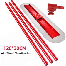 Bull Float Concrete Float 1200x300mm Concrete Tool Trowel Kit with 3 Handles
