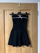 MOTEL Black Bandeau Mini Dress