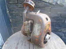 Vintage JAP petrol engine from a British Anzani Motor Hoe, rotavator, cultivator