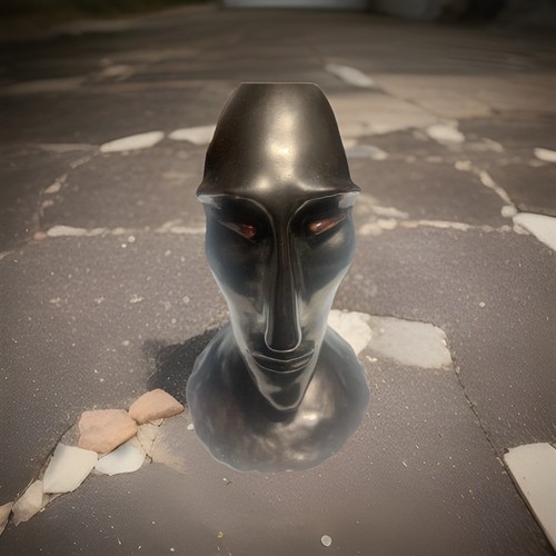 Art school 1990 bust - art,