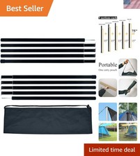 75-Inch Adjustable Tent Poles