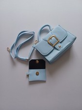 ( NEW ) Light Blue Handbag: Shoulder Bag