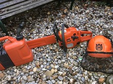 Husqvarna 236 X Torq Chainsaw + Helmet / Mixer Can