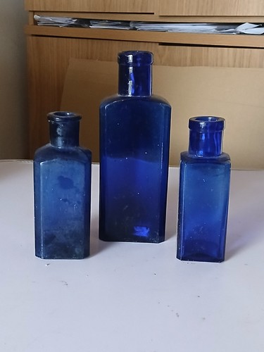 Cobalt blue glass - 3,