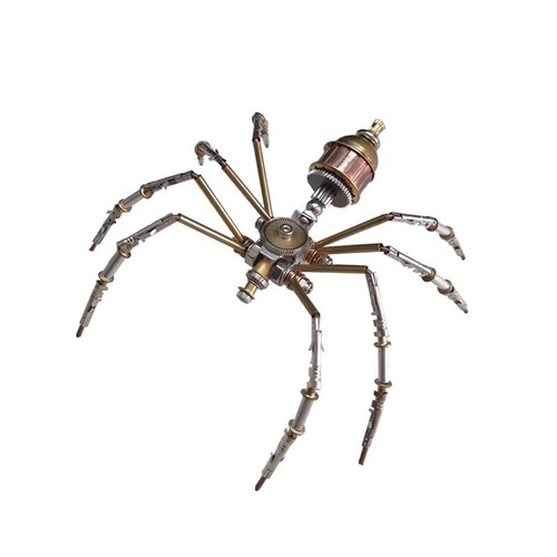 Metal mechanical spider - 3d,