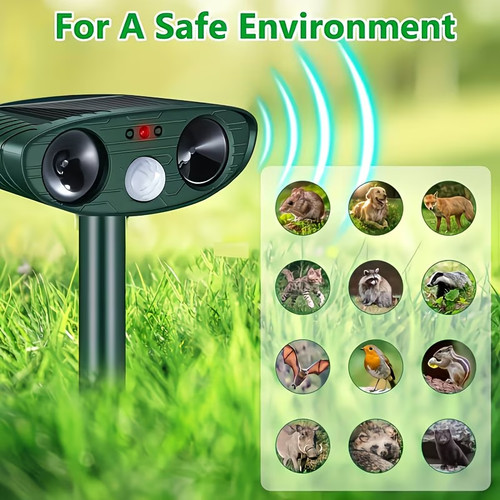 Ultrasonic solar cat dog fox - ultrasonic,