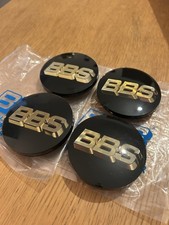 BBS Centre Caps Black/Gold For