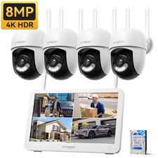 8MP CCTV System 2-Way Talk PTZ