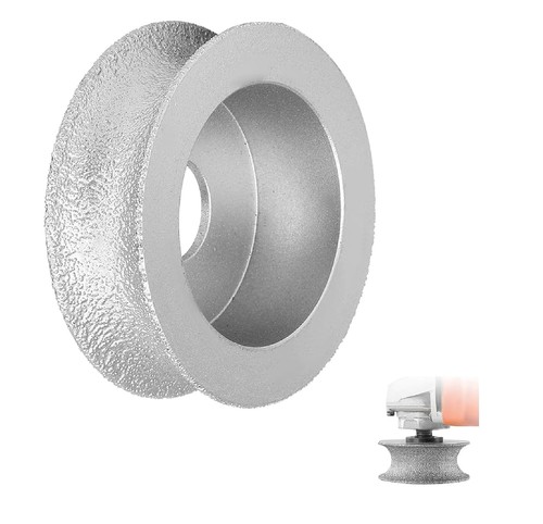 20mm diamond brazed - 20mm, bullnose